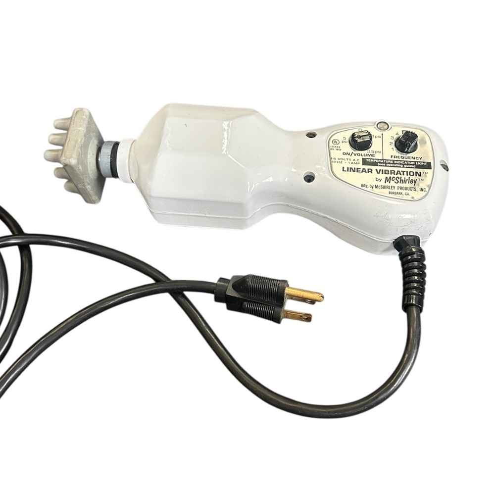 Linear Vibration by McShirley P2750 Vintage Massager 115V 60 hz 1 amp